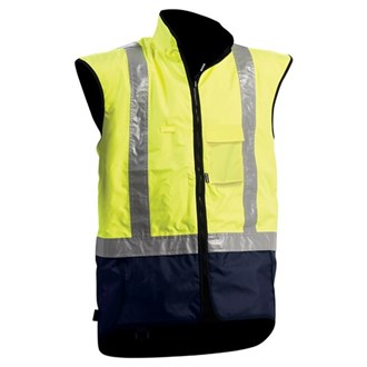 STAMINA VEST WATERPROOF & WARM, REFECTIVE TAPE